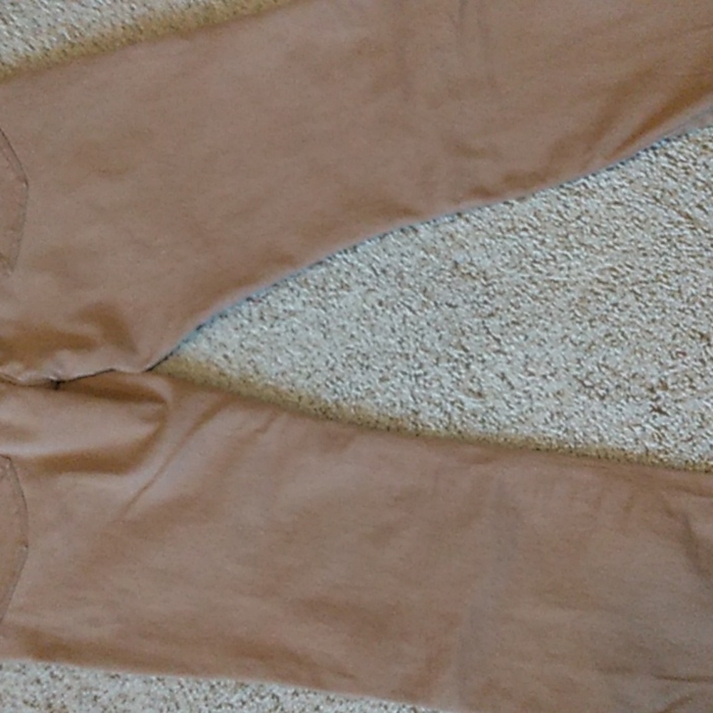 Mens fried denim khaki jeans size 36/32
